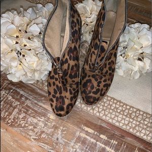 Cheetah Print Booties